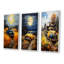 «Pickup Truck Rustic Rides», 3 pièces sur toile-1314070254-1314070253