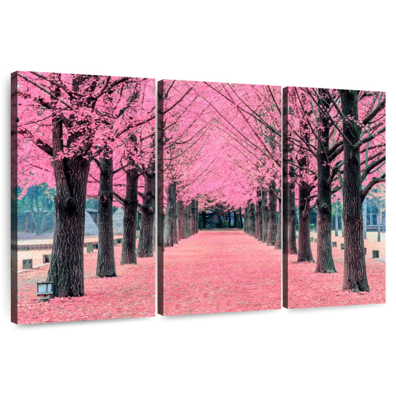 Fleurs de cerisier Harnek, H 28 po x l 45 po