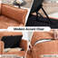 Fauteuil d'appoint rembourré surdimensionné avec rangement dissimulé-1901100488