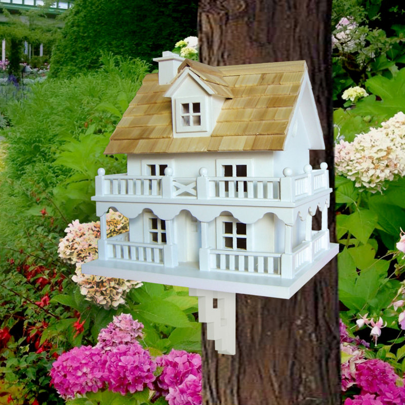 Classic Series Novelty Cottage 11 in x 10 in x 9 in Birdhouse