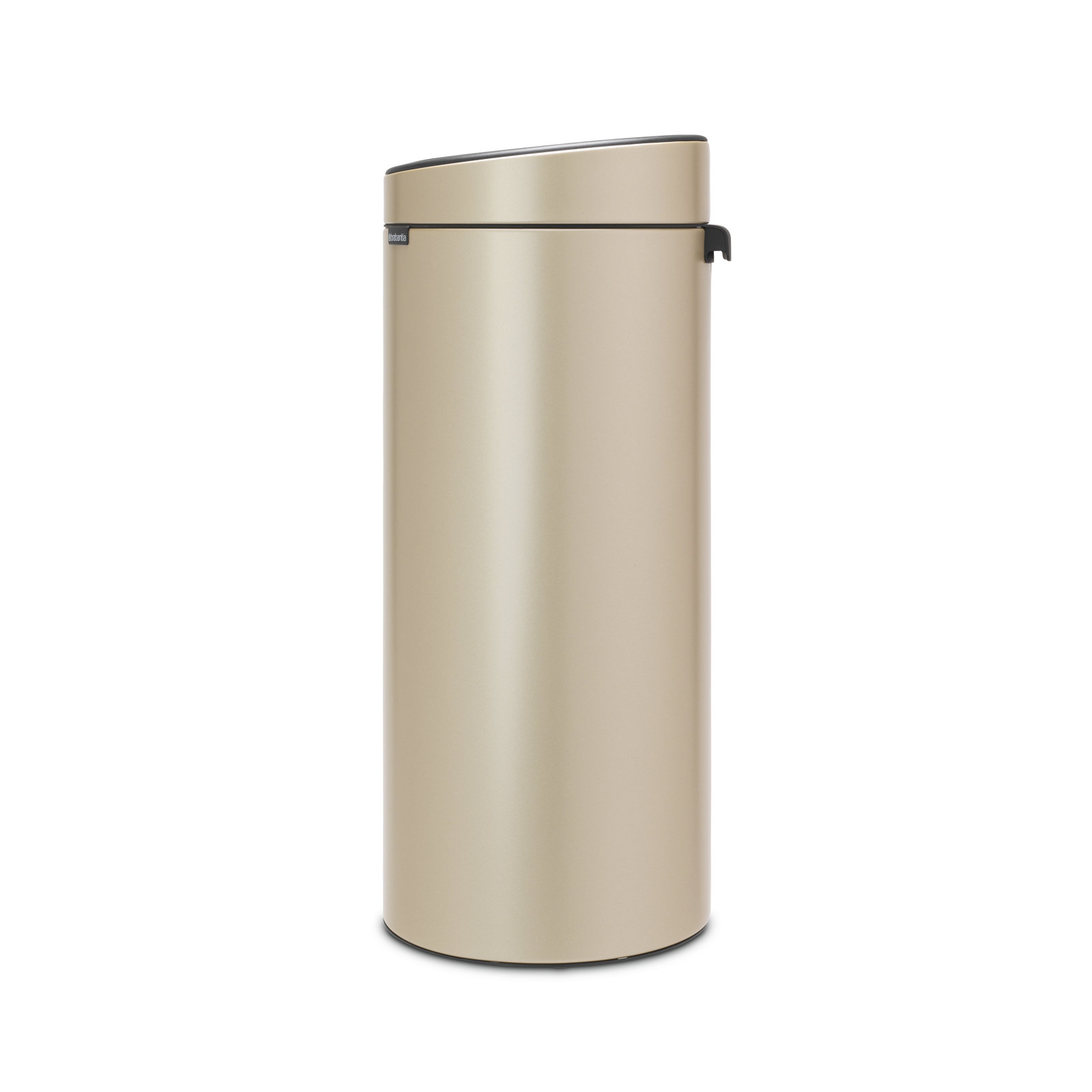 Brabantia 8gal Touch Top Trash Can, Metallic Gold