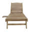 Hyland 202cm Long Reclining Teak Single Chaise