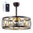 Celeste 21.6" 6-Light Industrial Farmhouse 6-Speed Metal Mobile-App/Remote-Controlled Caged LED Ceiling Fan-108648555