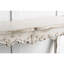 Console Whitewash, pieds pour grand lit, chambre à coucher, bois de sapin, couloir blanchi,