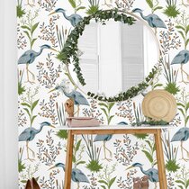 Bird Self Adhesive Wallpaper Floral Peel and Stick Wallpaper Removable  Waterproof Prepasted Wallpaper Mural for Bedroom Cabinet