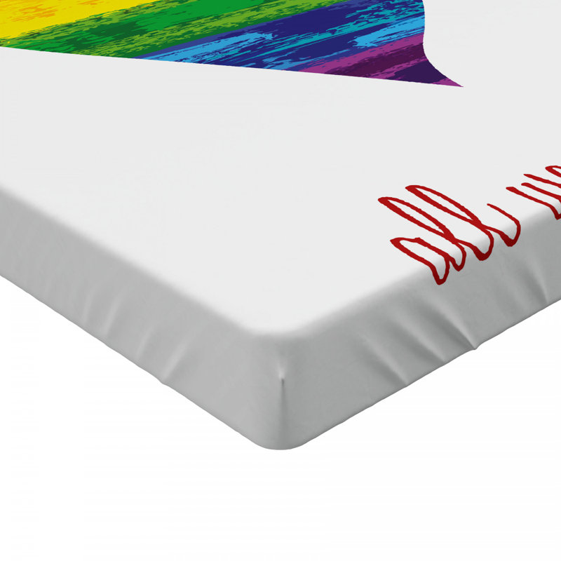 Pride Microfiber Fitted Sheet, Full Fitted Sheet