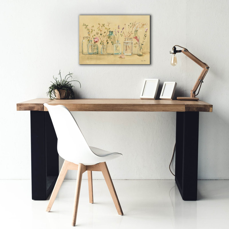«Branches and Buds» par Cheri Blum, art mural sur toile, H 18 po x l 26 po x P 0,75 po