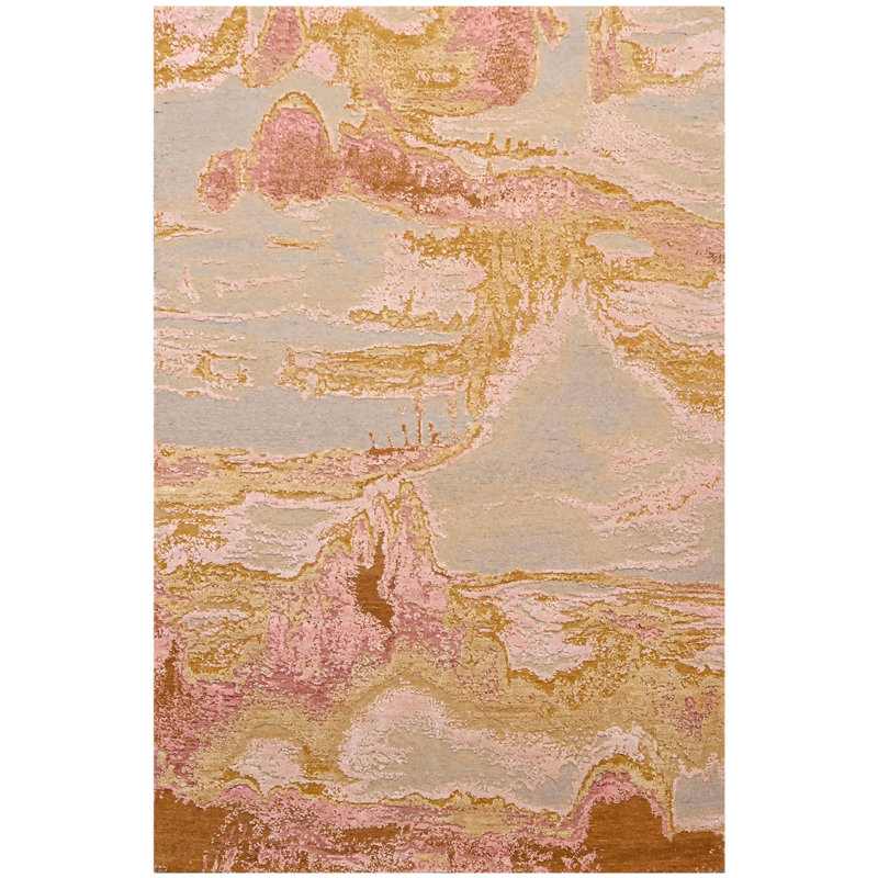 CASKJ1071PIGL Area Rug, Rectangle 4' x 6'