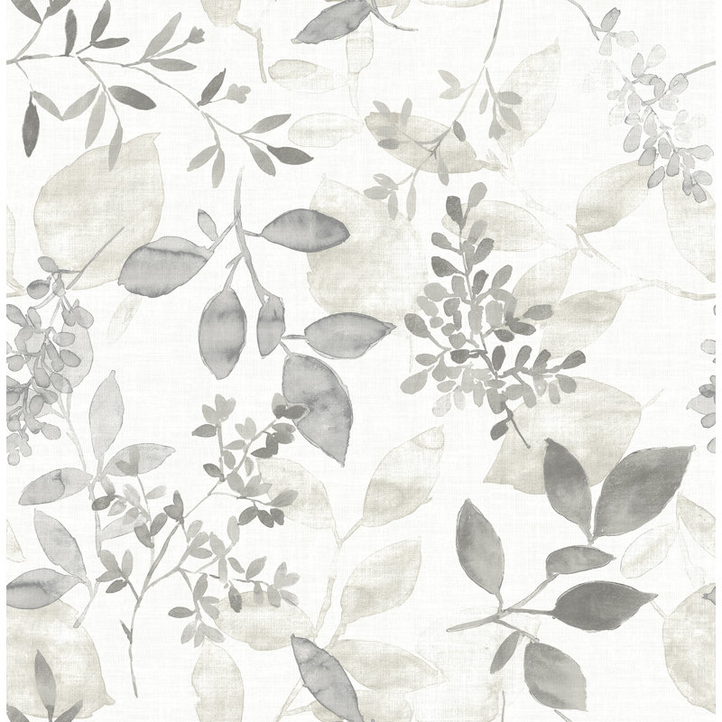 Makowski Floral Roll, Gray