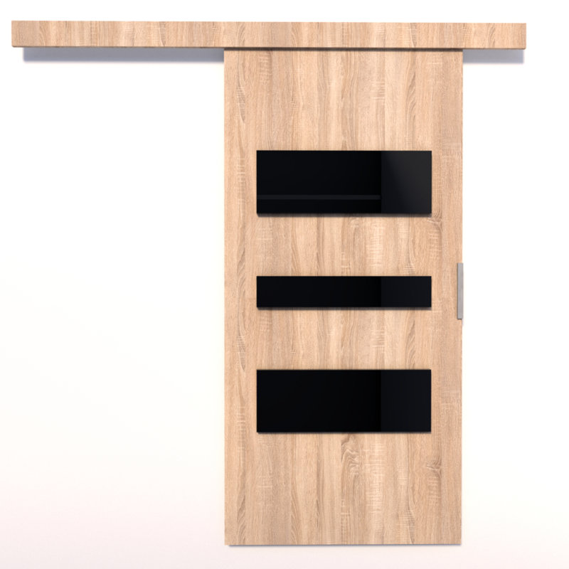 Ralphs Sliding Door Prefinished, 106cm W x 205cm H, Wenge