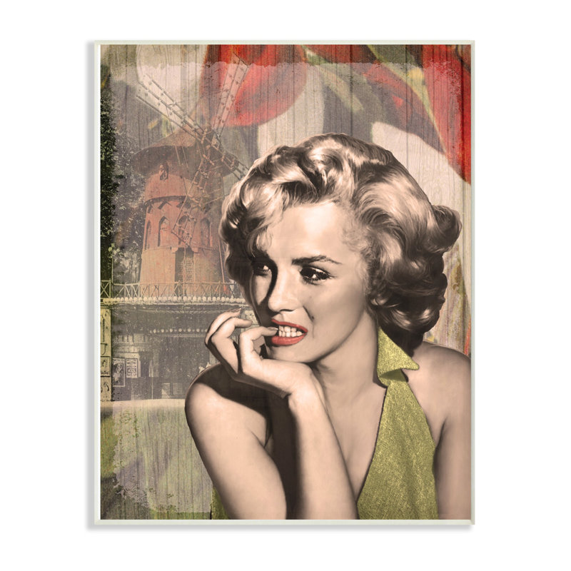 « red glam », reproduction d’impression sur les lèvres rouges, H 20 po x l 16 po x P 1,5 po, Toile