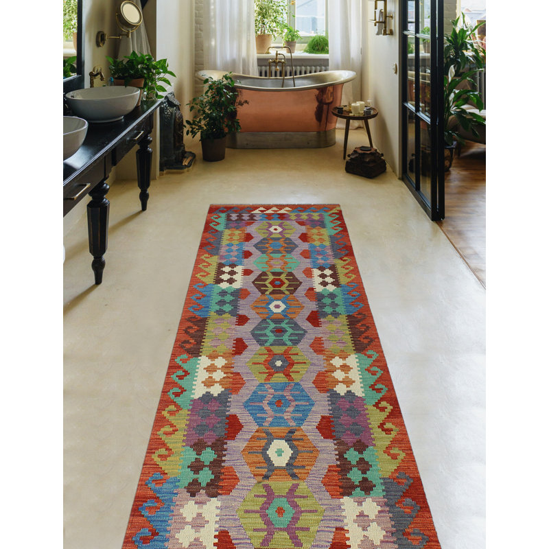 Flatweave Nelly Purple Runner