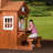 Backyard Discovery Shenandoah Cedar Wood Swing Set with Wave Slide, Clubhouse, Playhouse, and Play Kitchen