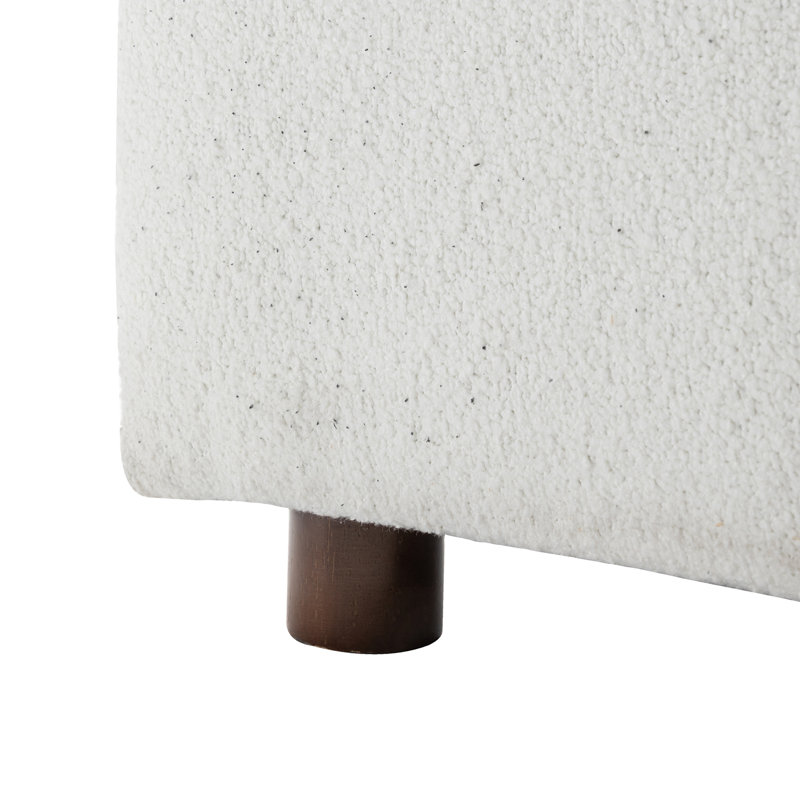 Repose-pieds modulaire Duvall - Tissu performance, Polyester crème