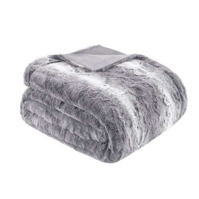 Couverture en fausse fourrure