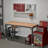 Adjustable Rubber Wood Workbench With Power Outlets & Wheels – 2000 LBS Capacity