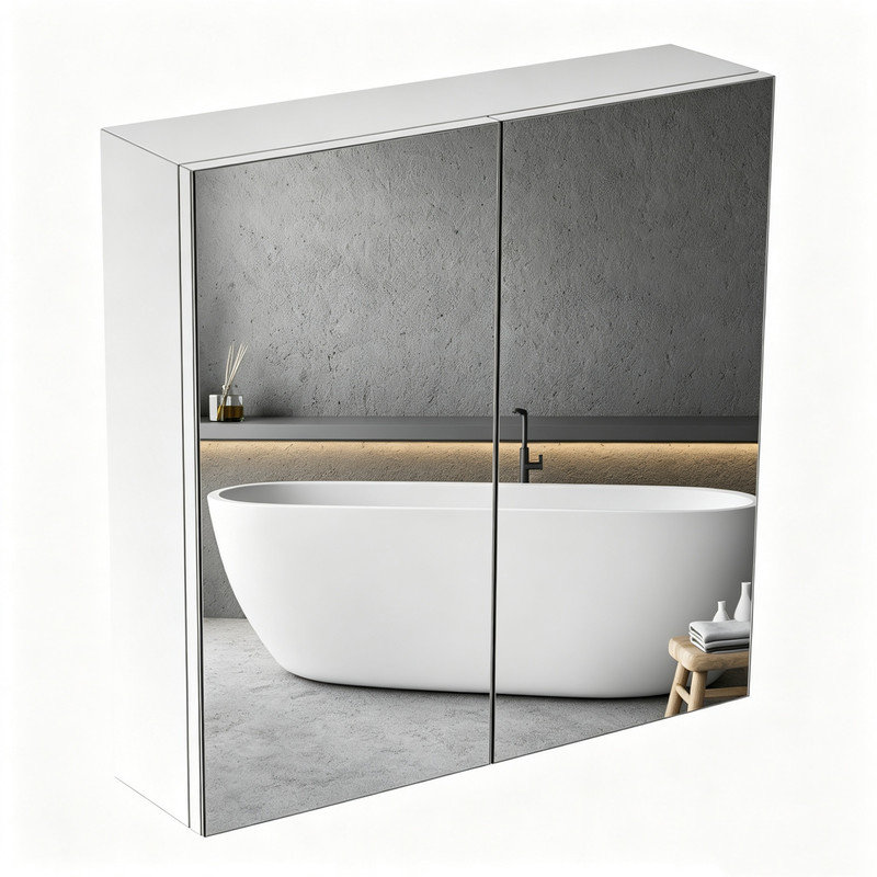W H Medicine Cabinet Mirror