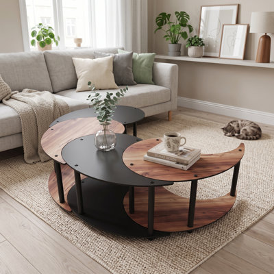 Ensemble de tables basses Zenith Modern YinYang