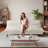 Multifunctional Corduroy Fabric Reclining Convertible Futon Sofa Bed-843931340-839695120