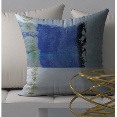 Abstract Reversible Throw Pillow