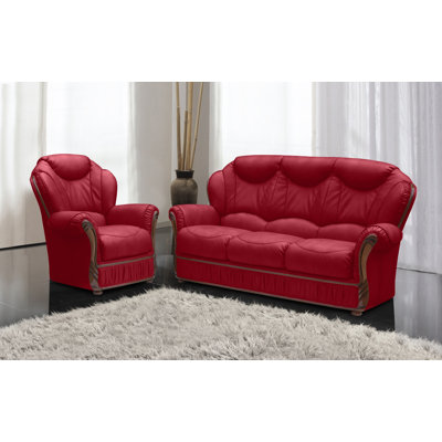 Kipling 2 - Piece Faux Leather Living Room Set