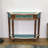 36.61" Blue Rectangular Solid Wood Console Table