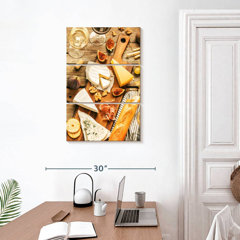 Yarlin Wine And Cheese Snacks, 32" H x 20" W