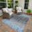 Machine Washable Indoor/Outdoor Chantille ACN2404 Geometric Rug-2046240677