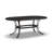 Saoirse Oval Outdoor Dining Table With Umbrella Hole , 72'' in. W 42'' in. D-560766699