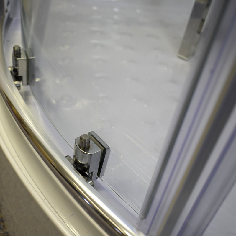 Vidalux SS1000 Shower Cabin Enclosure  - White Glass, 220cm H x 100cm W x 100cm D