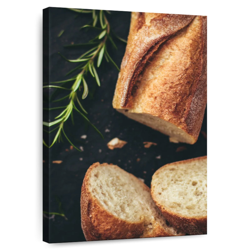 Baguette fraîchement cuite Yarlin, H 24 po x l 16 po