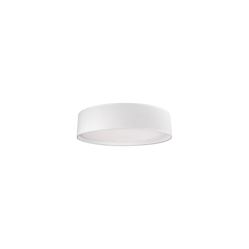Dalton 1 - Light LED Flush Mount, White, White