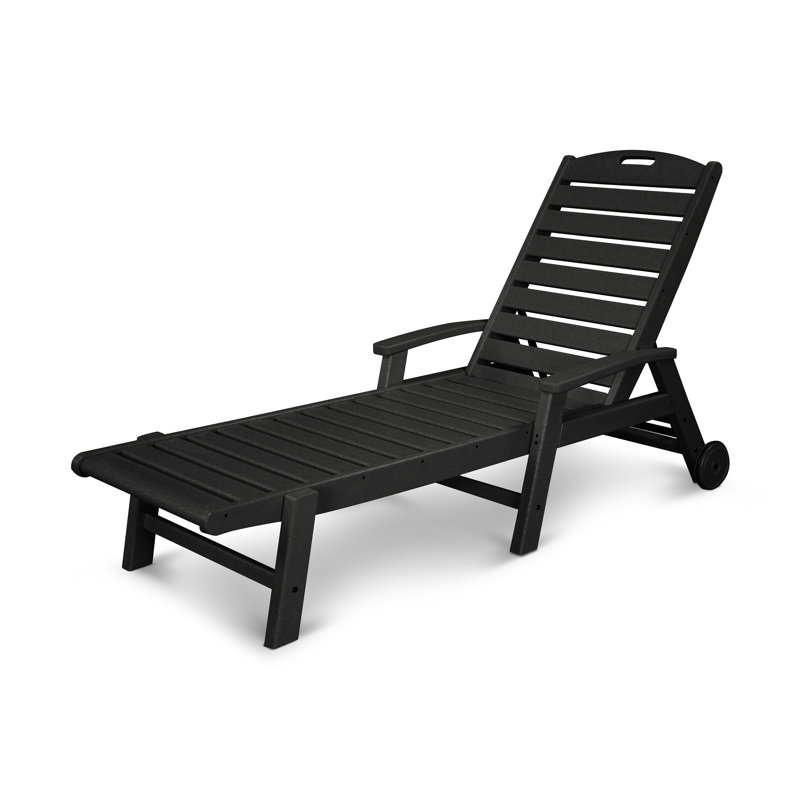 Chaise à roulettes Yacht Club, Bois de frêne gris anthracite Revolution®