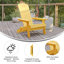All-Weather Poly Resin Indoor/Outdoor Folding Adirondack Chairs-88681487