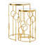 Lizeth Glass Top Abstract Nesting Tables