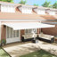 Brayden Studio Polyester Retractable Patio Awning-2194618-2194620