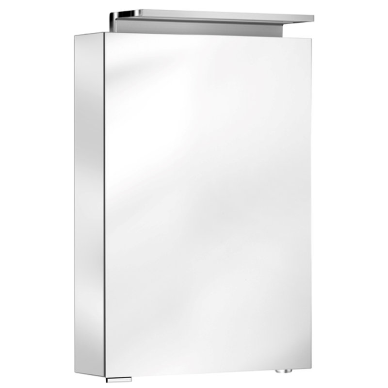 50mm W 74.2mm H Surface Frameless Medicine Cabinet Mirror 3 Adjustable, Right