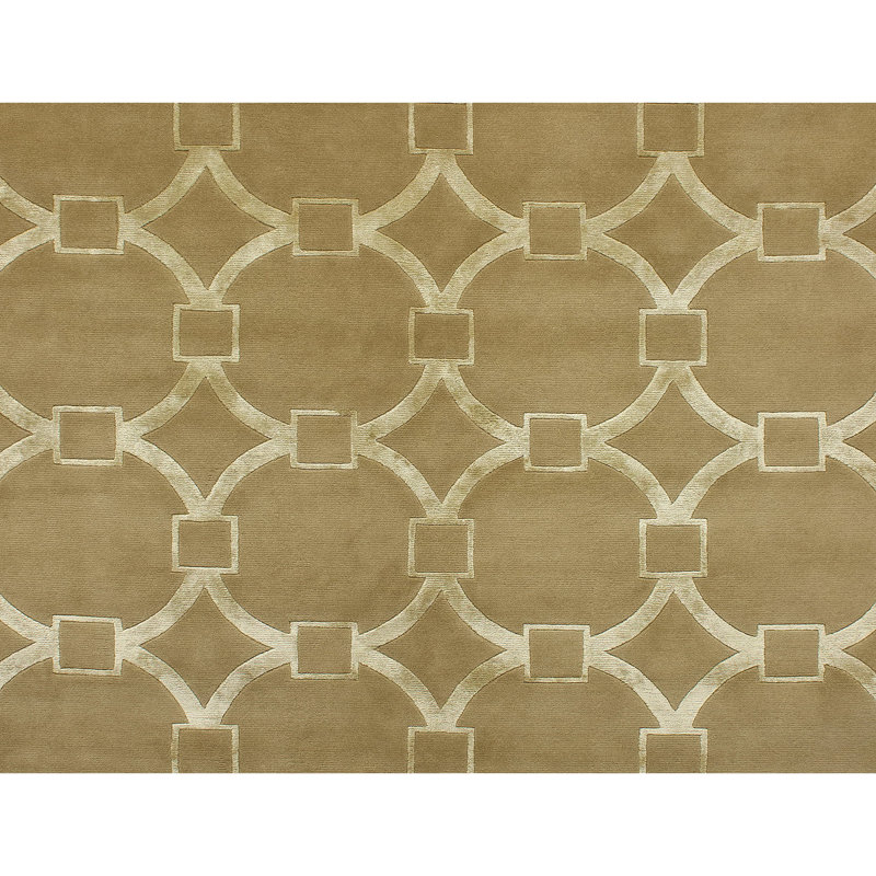 Ikat Area Rug in Amber, Rectangle 8' x 10'