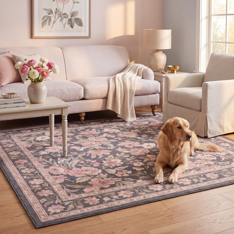 Tapis à poils courts pour l'extérieur de Kunzite, Rectangle 2 pi 11 po x 4 pi 11 po