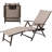Cozy Cozy Aluminum Reclining Lounge Chair with Cushion Drink Holder Adjustable Assemble-Free -2130255609