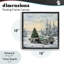 Cadre flottant camion de Noël vert, design par Petal Prints Design-1529244021-1529244020