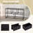 Dresser Storage Tower with 5 Foldable Cloth Storage Cubes