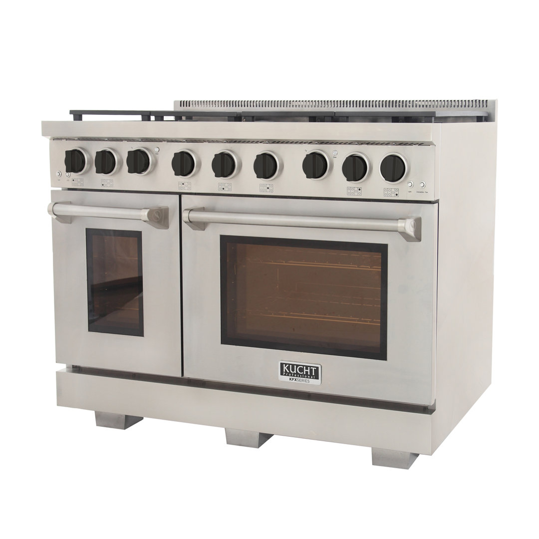 Kucht 48" 6.7 Cubic Feet Smart Free Standing Range with 7 Burners Kucht Gas 