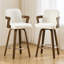 Tabouret de bar et de comptoir pivotant 29,5 po avec accoudoirs-1133355896-1113464004