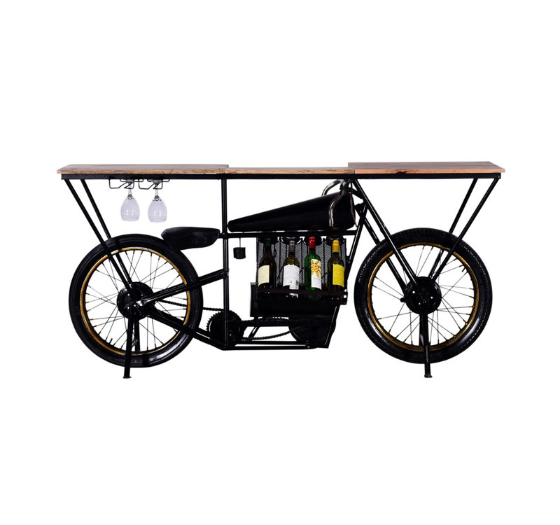 Chariot-bar à vin pour moto