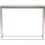 Siems 100cm Glass Top Console Table