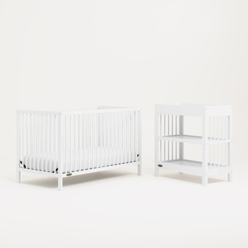 Ensemble de chambre de bébé convertible 5-en-1 Graco Teddi, Blanc