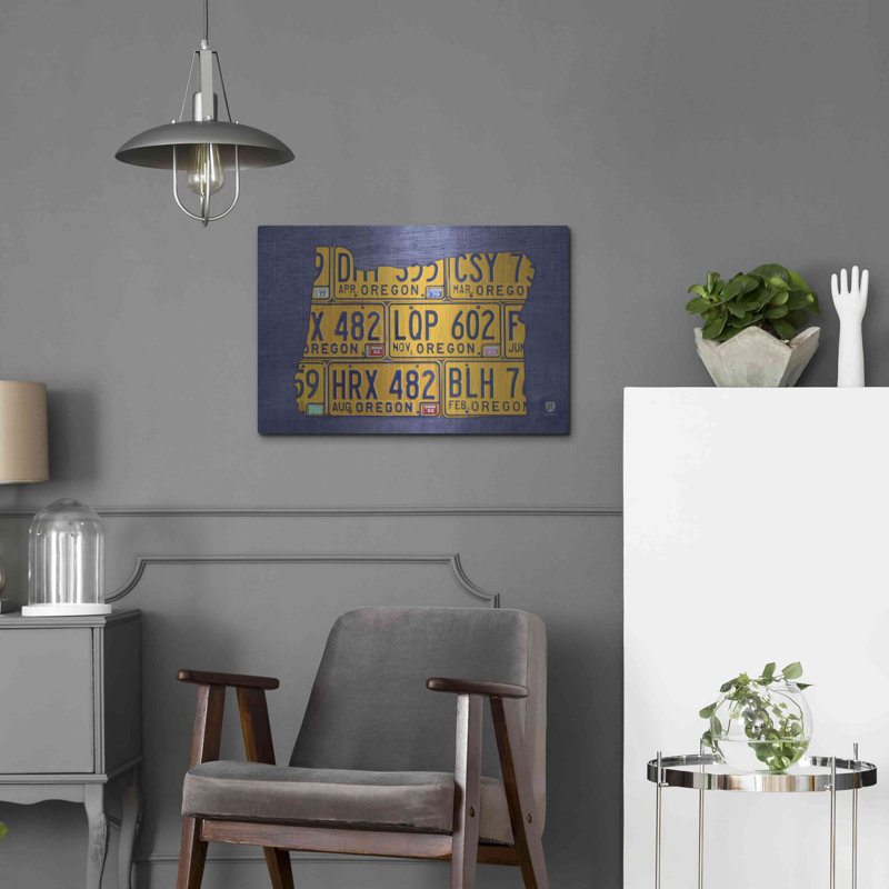«Oregon Licence Plate Map» par Design Turnpike