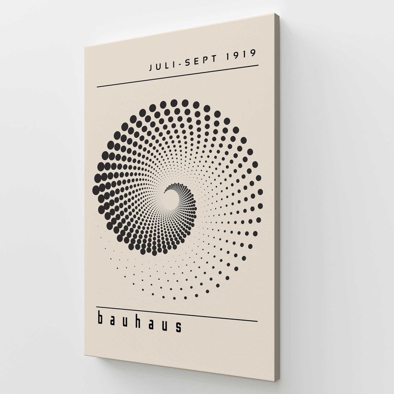 Bauhaus Optical Revolution Canvas Print, Stretched Canvas, 54" H x 36" W x 1.25" D