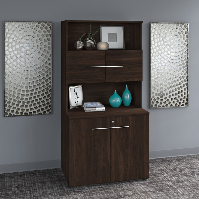 Classeur à 4 tablettes Office 500, Brun